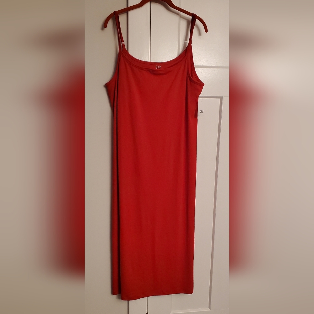 Gap red bodycon midi XL